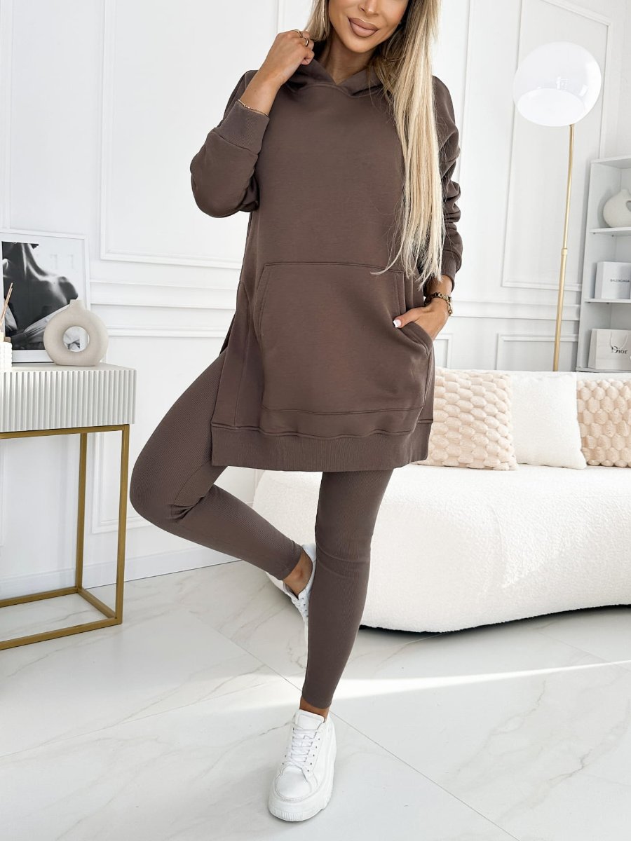 Nivienne | Elegant hettegenser og leggingsett