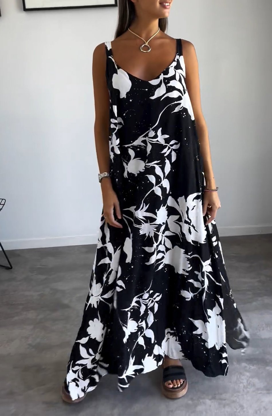 Heideline | Elegant, trykt underkjole