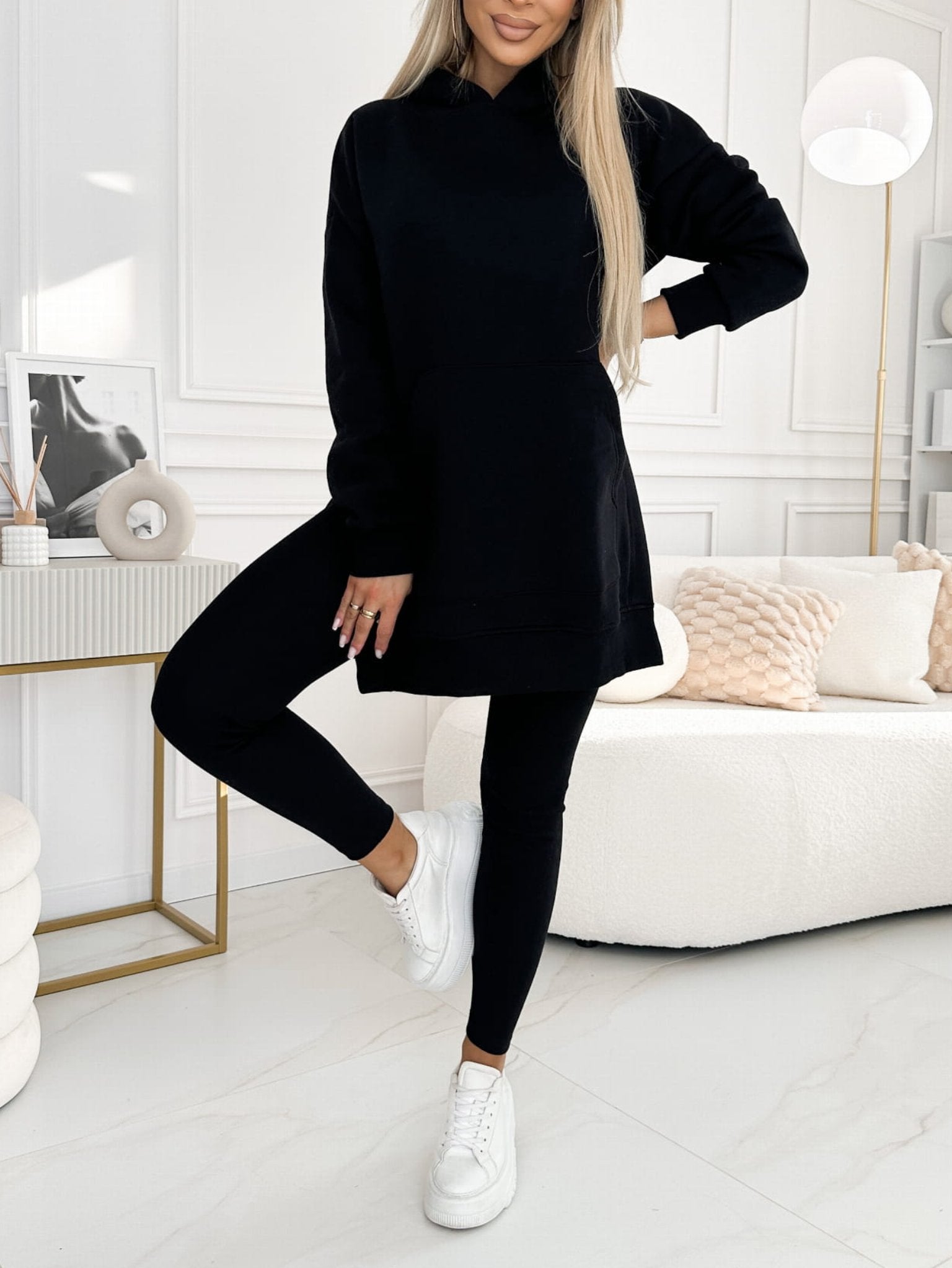 Nivienne | Elegant hettegenser og leggingsett