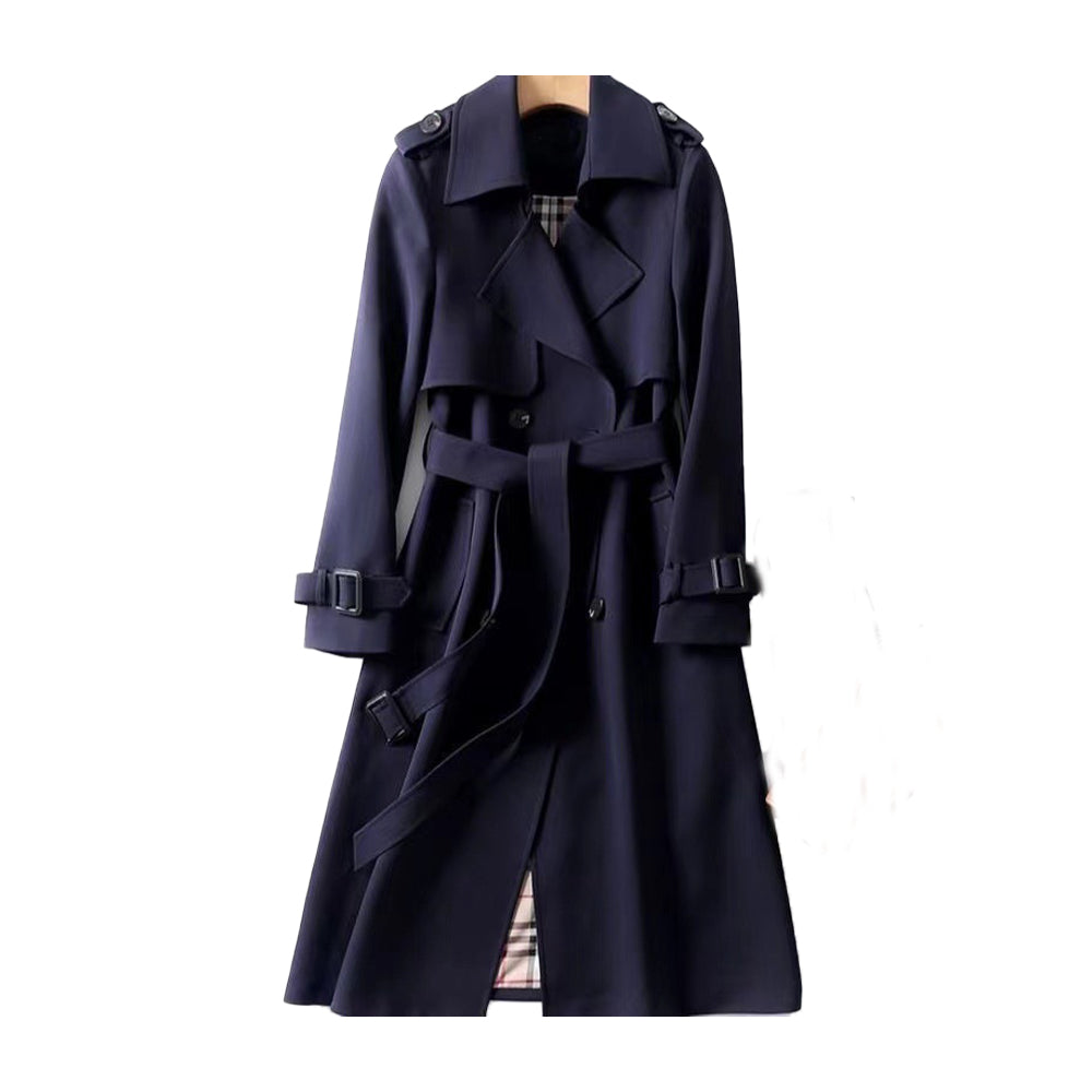 Trenchcoat med dobbel knappelukking for damer
