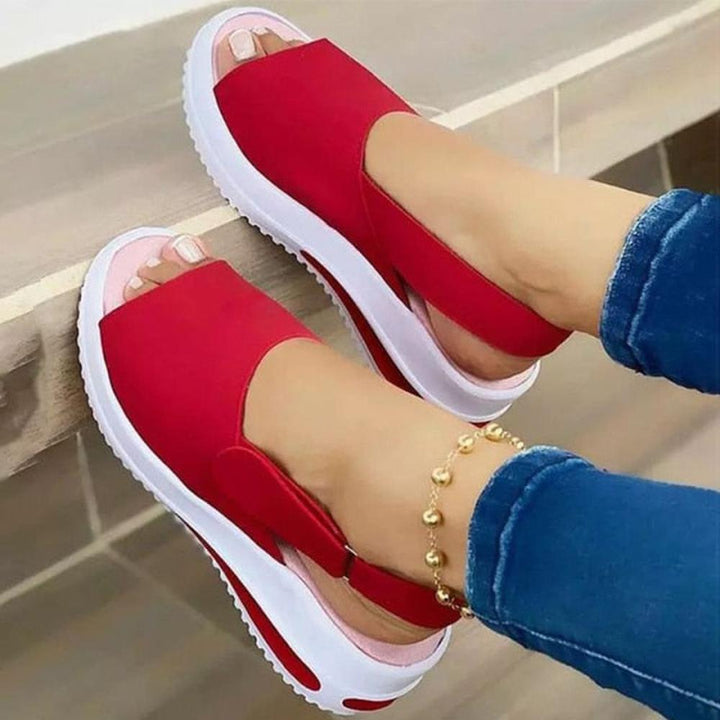 Pustende Kilesneaker Sandal - Ergonomiske Sko