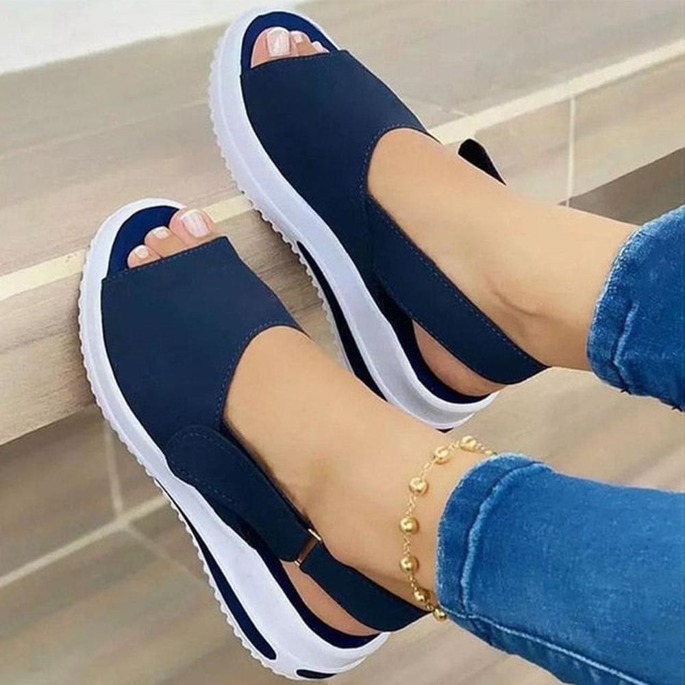 Pustende Kilesneaker Sandal - Ergonomiske Sko