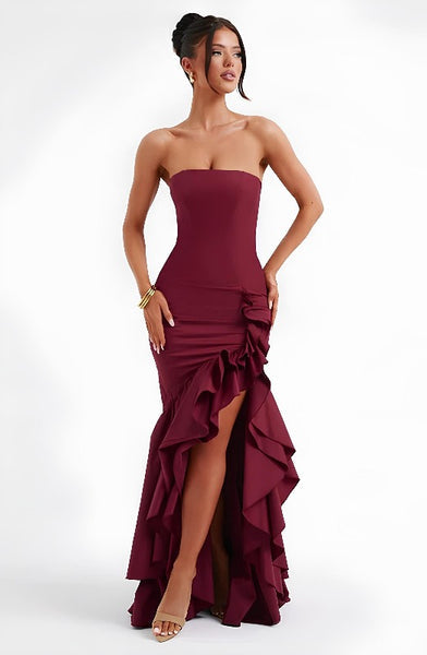 Elegant lang kjole