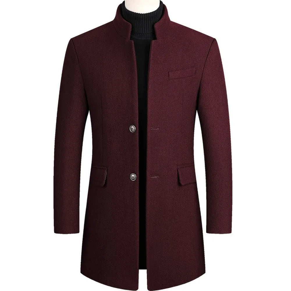 Lange trenchcoats for menn