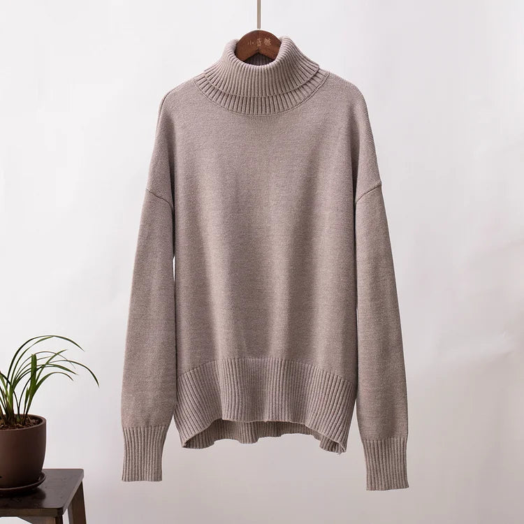 Louise - Elegante, myke og enkle vintage-topper med lange ermer