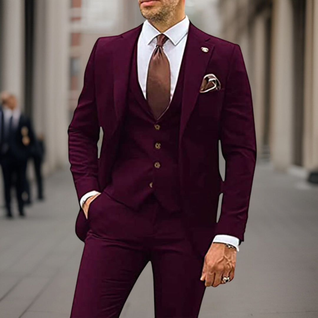 Danielius | Business-dress i høy kvalitet 3-delt dress-sett