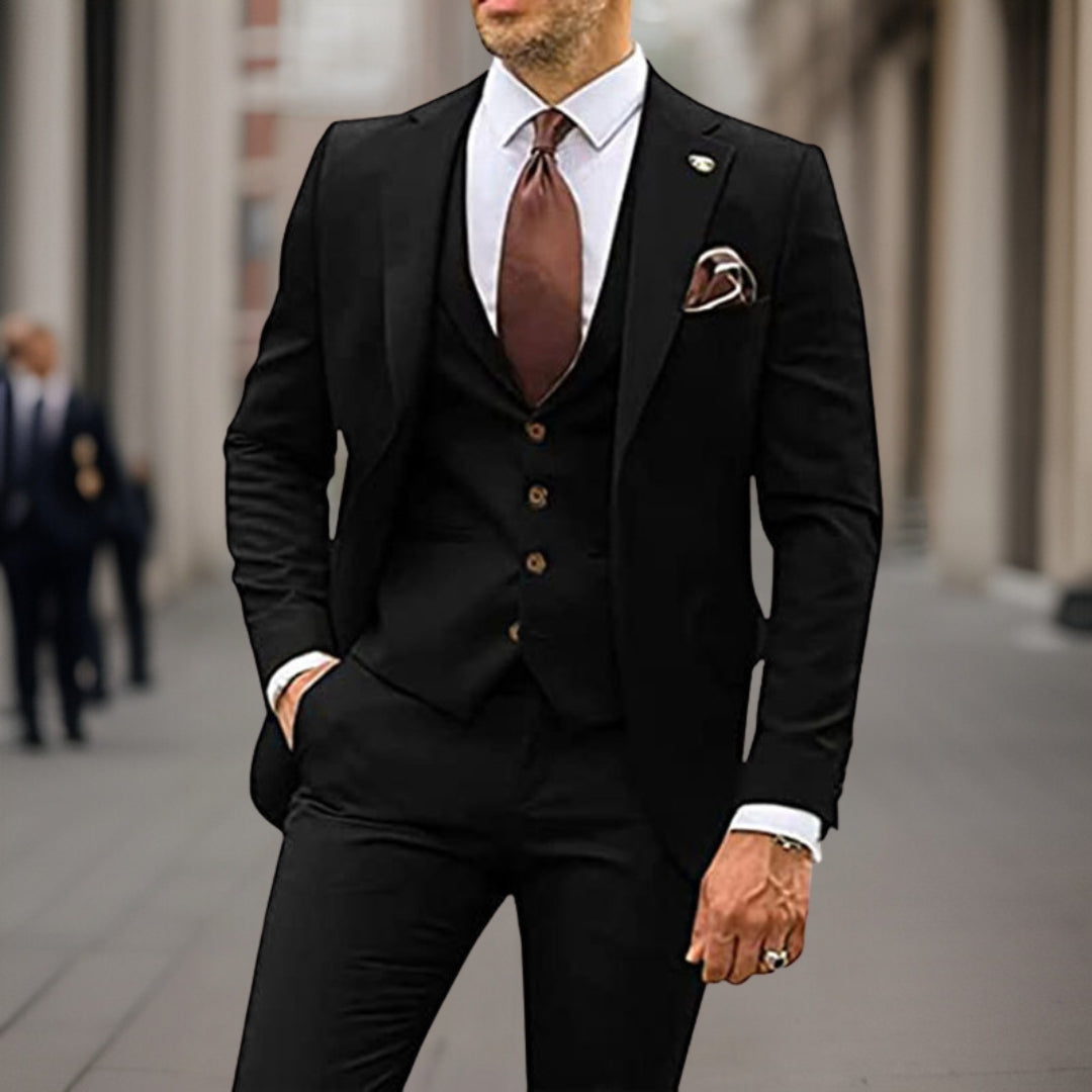 Danielius | Business-dress i høy kvalitet 3-delt dress-sett