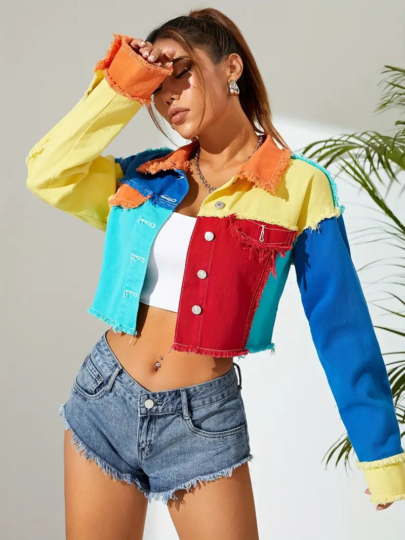 Michelle - Trendy denimjakke