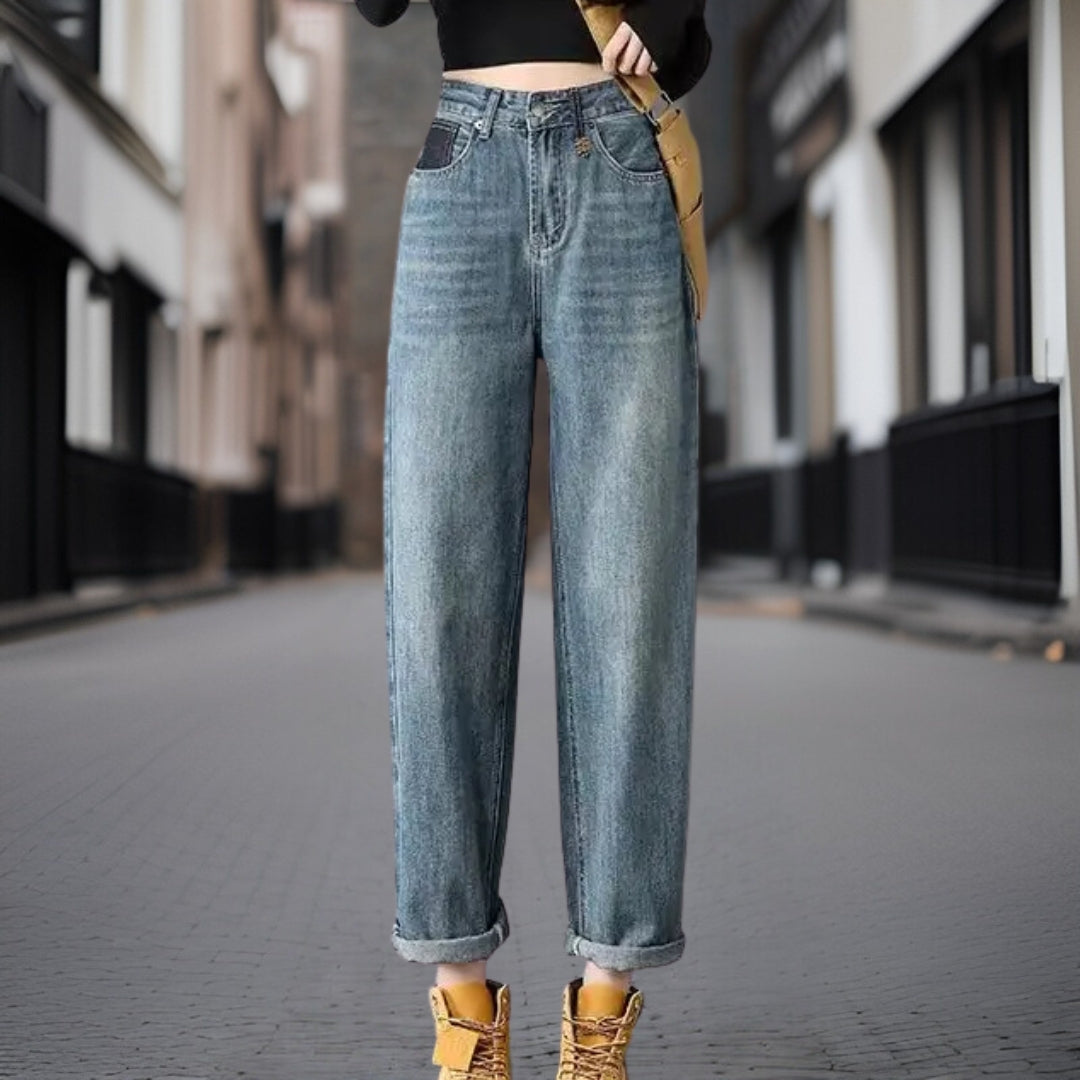 Bridget | Stilig, rett jeansbukse