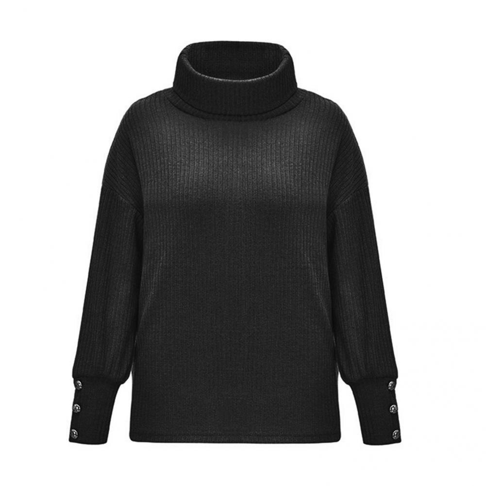Lia - Oversize genser med rullekrage