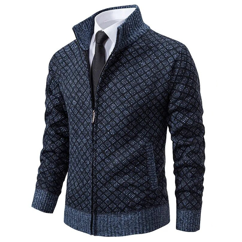 Reginald | Klassisk strikket Jacquard-genser