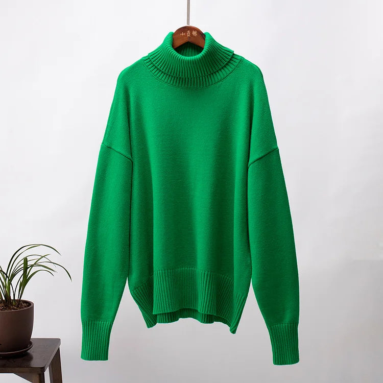 Louise - Elegante, myke og enkle vintage-topper med lange ermer