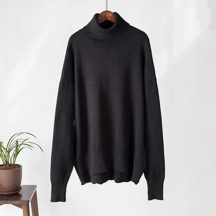 Louise - Elegante, myke og enkle vintage-topper med lange ermer