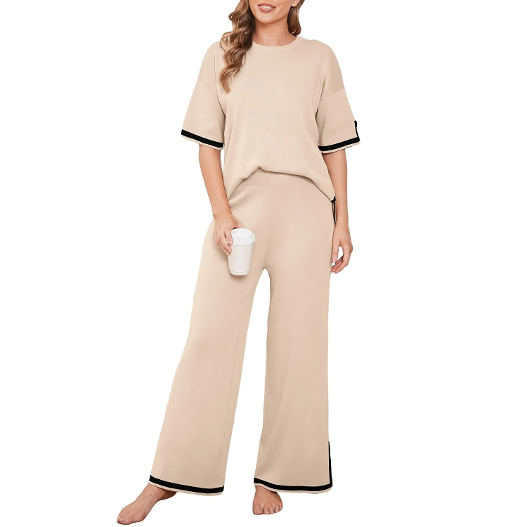 Komfortabelt loungewear-sett for kvinner