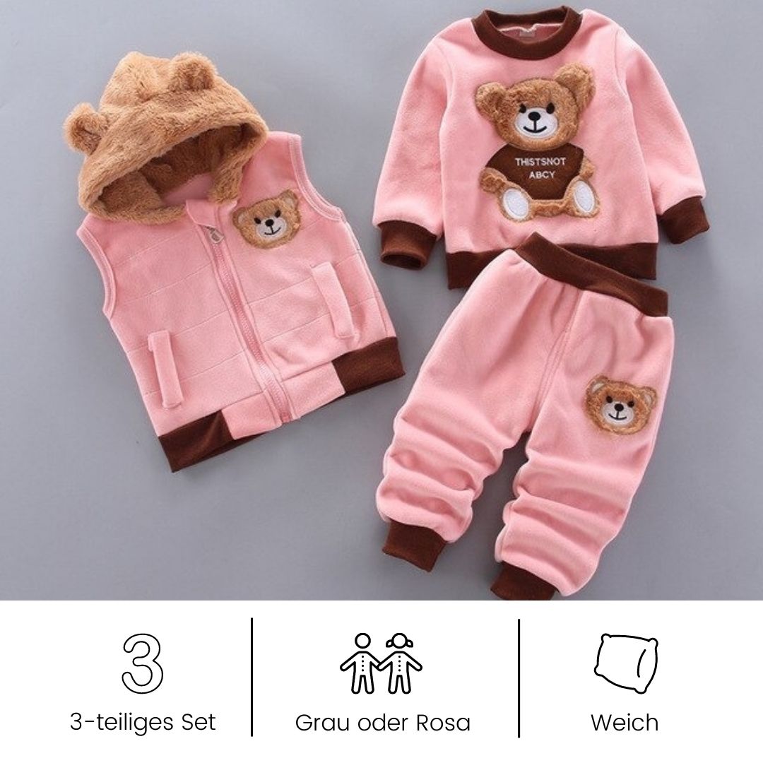 maamia bamsekostyme til babyen din (3-delt sett)