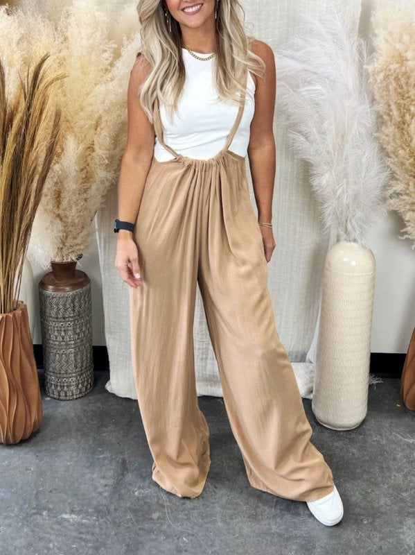 Myk, løs, ensfarget Dream Jumpsuit i ensfarget utførelse