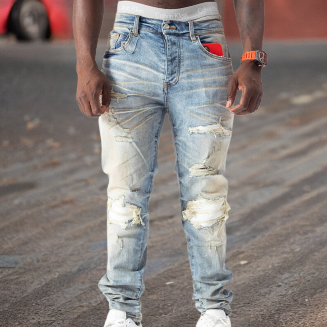 Paulus | Vintage ripped jeans av høy kvalitet