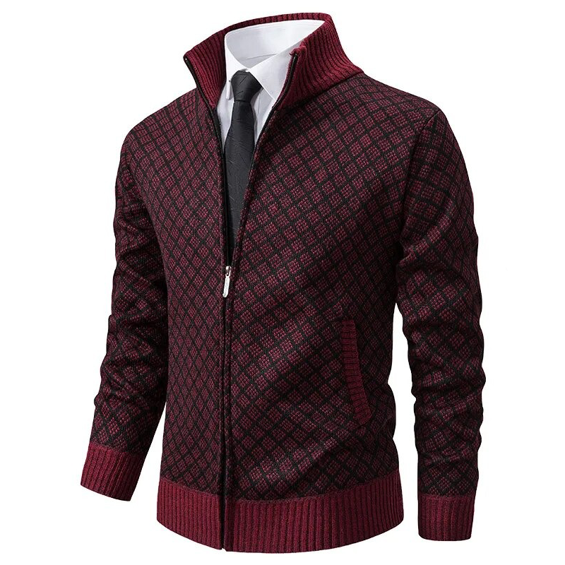 Jakke Fleece Strikket genser