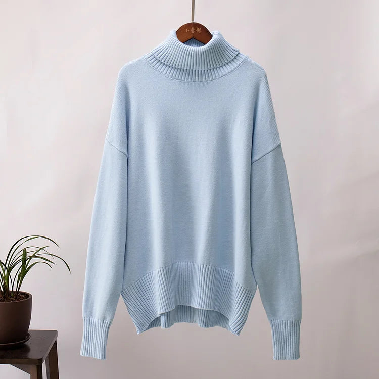 Louise - Elegante, myke og enkle vintage-topper med lange ermer
