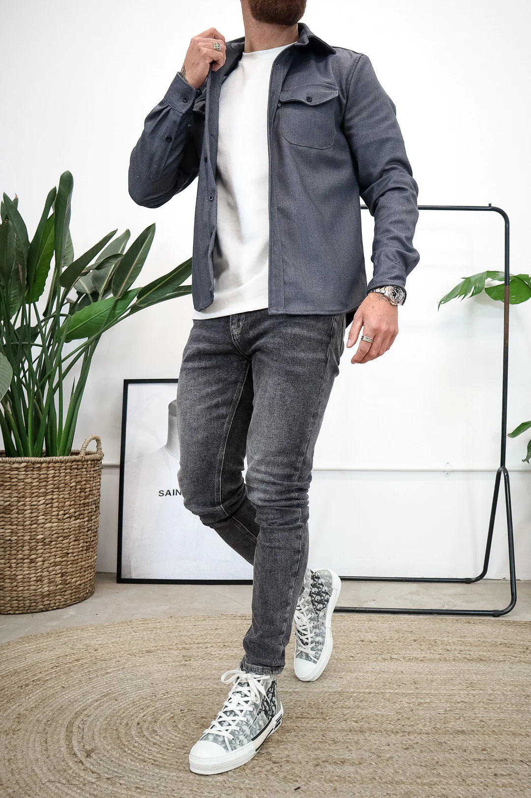 Premium jakke med knapper