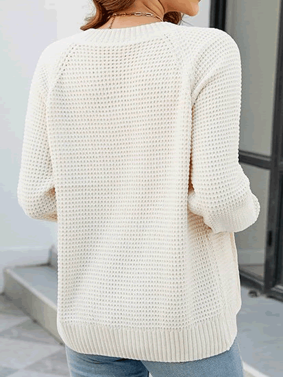 Kate | Komfortabel og avslappet cardigan med glidelås for kvinner, langermet