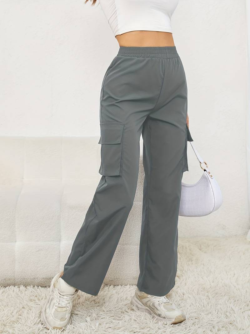 Cargobukse med høy midje