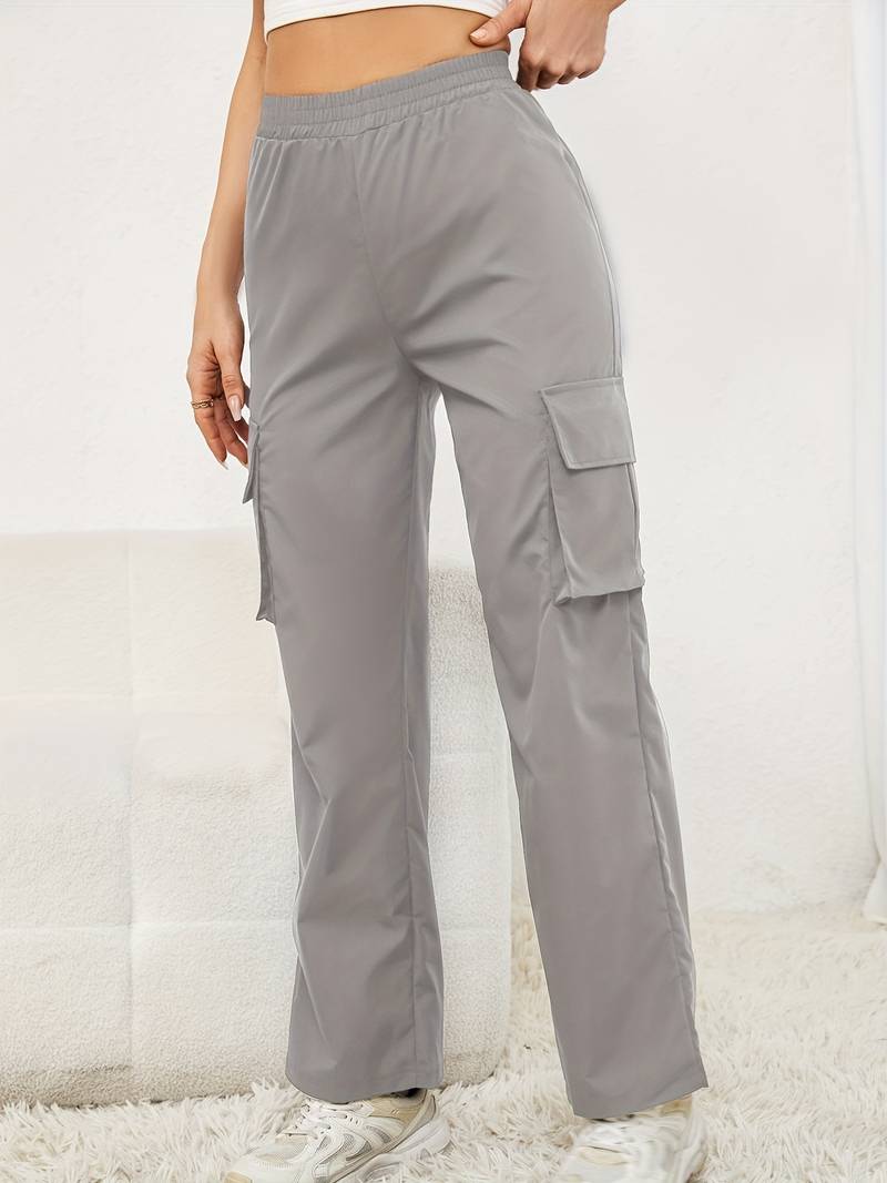 Cargobukse med høy midje