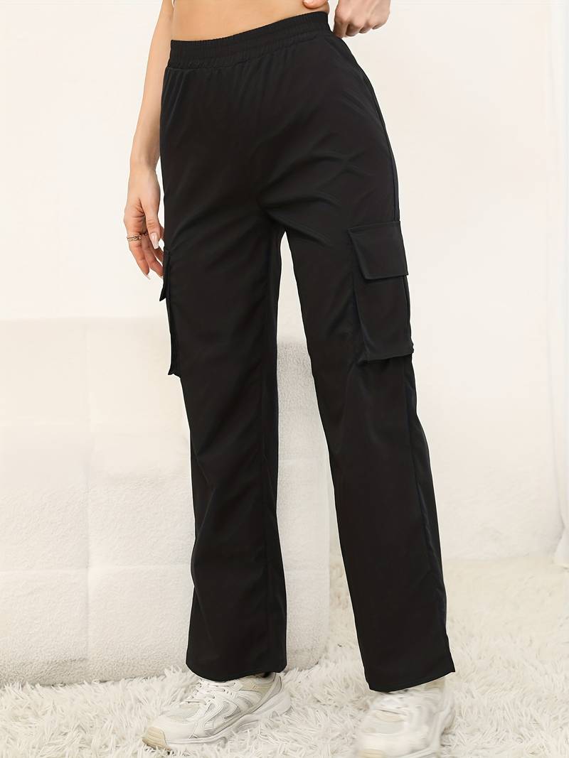 Cargobukse med høy midje