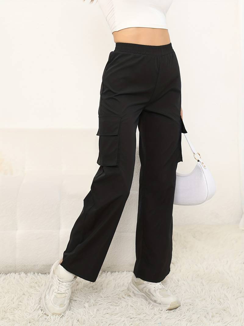 Cargobukse med høy midje