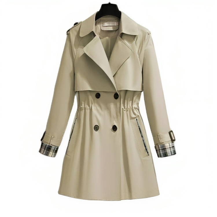 Middels lang Trenchcoat-kjole for kvinner