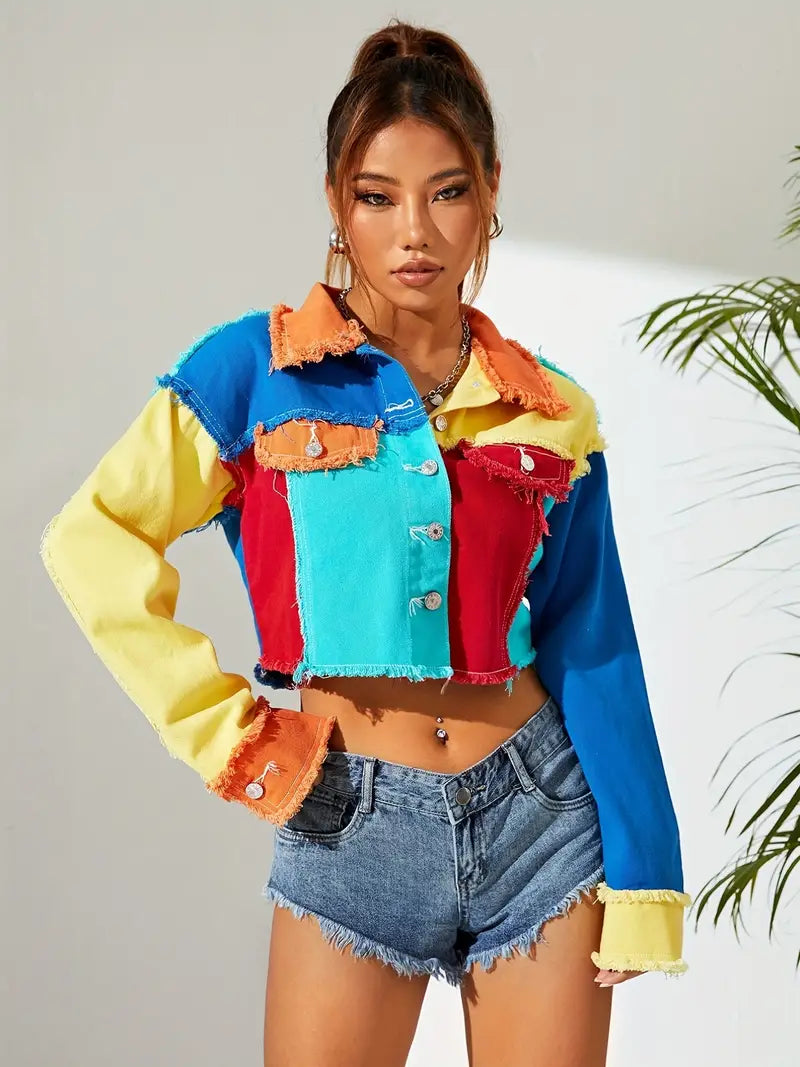 Michelle - Trendy denimjakke