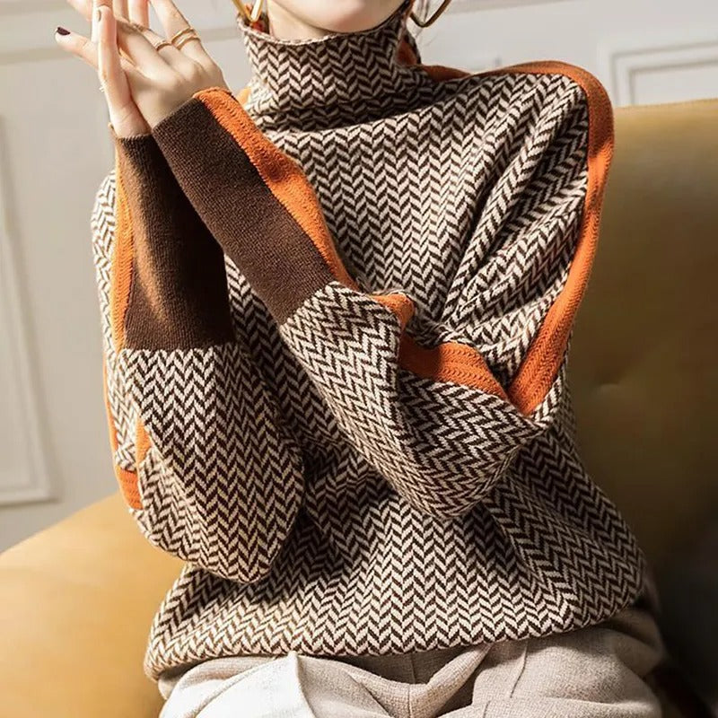 Genser med turtleneck