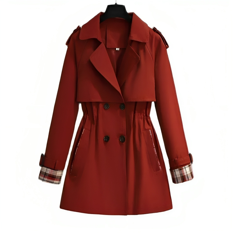 Middels lang Trenchcoat-kjole for kvinner