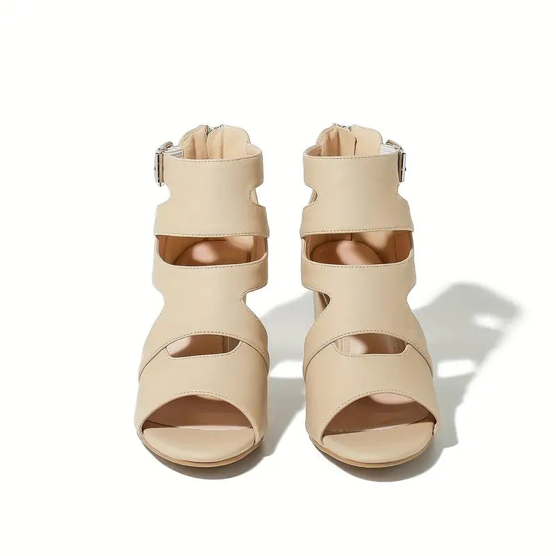 GABRIELA - stilige sandaler med hæl til sommeren