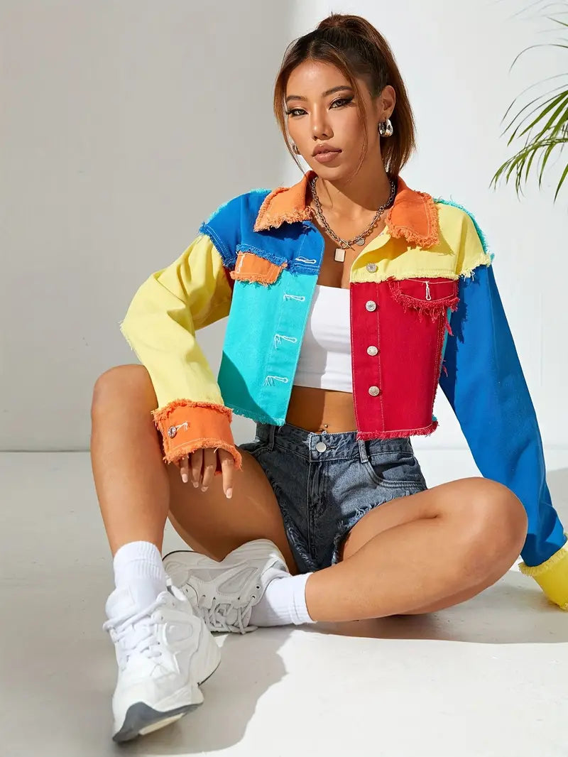 Michelle - Trendy denimjakke