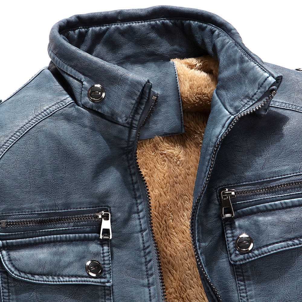 Ryder skinnjakke i fleece