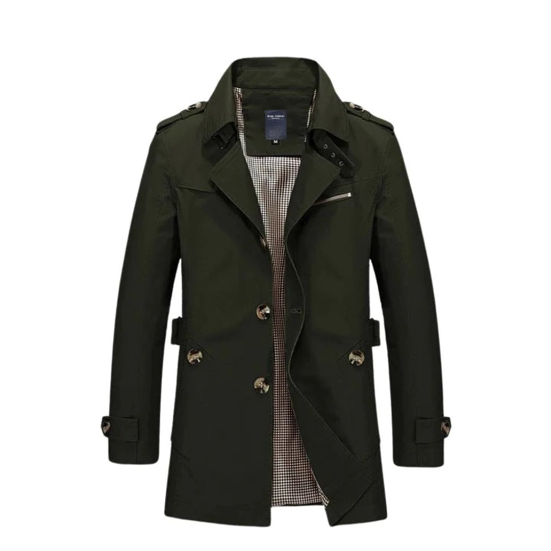LUCAS | Trenchcoat i smal passform for menn