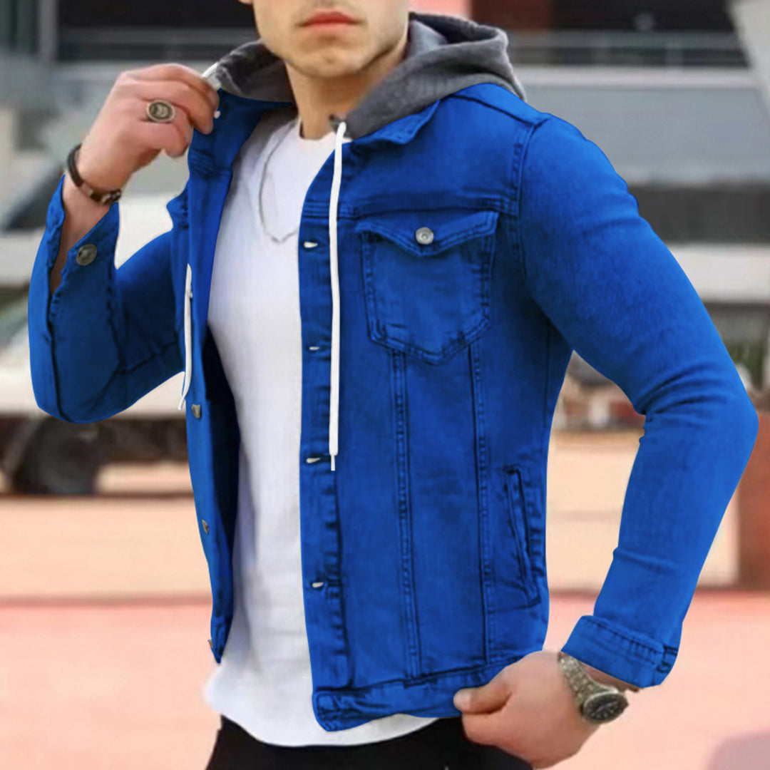 RAYANE - Denimskjorte med hette