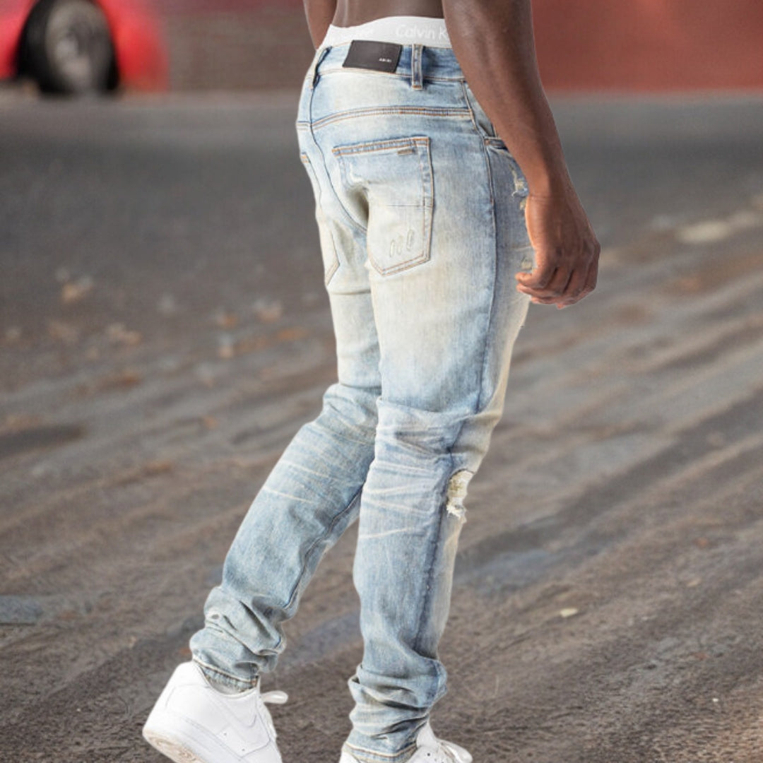 Paulus | Vintage ripped jeans av høy kvalitet