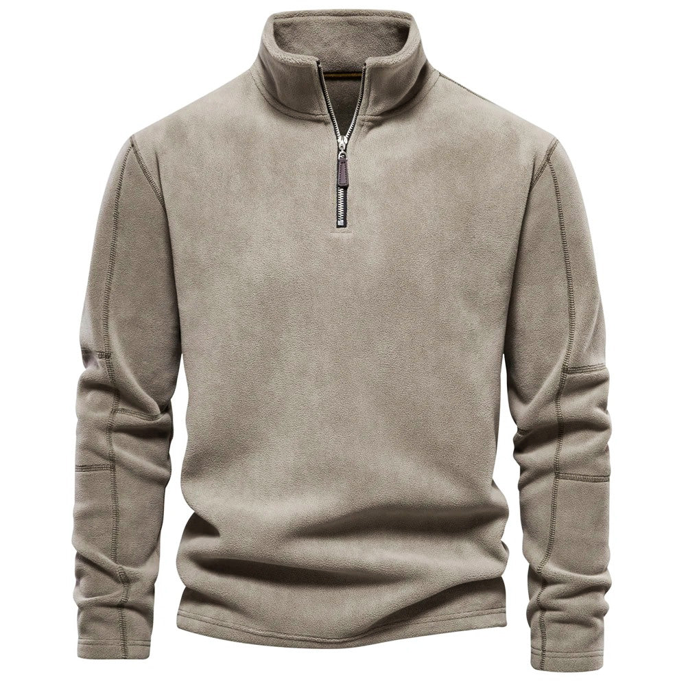 Navigator | Fleece-genser med glidelås og krage