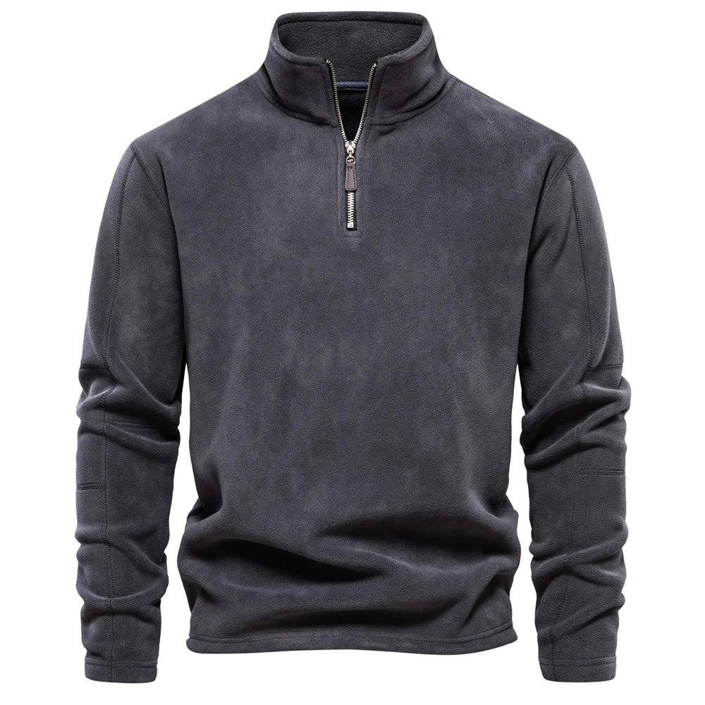 Navigator | Fleece-genser med glidelås og krage