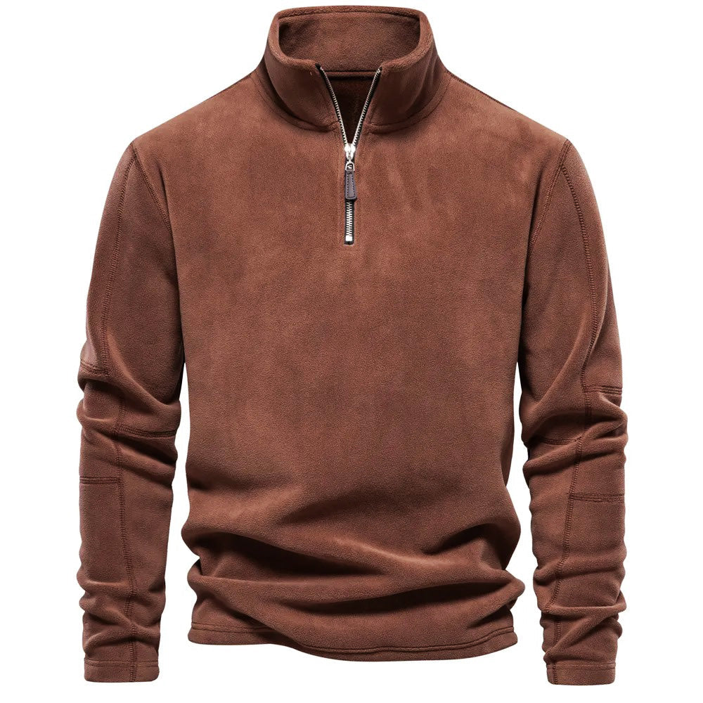 Navigator | Fleece-genser med glidelås og krage