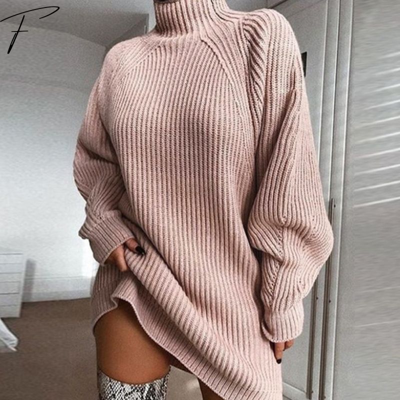 Catharine - Jumperkjole med polohals