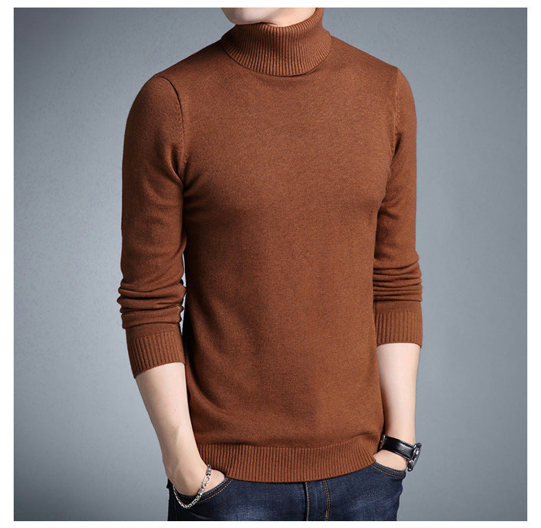 Genser med turtleneck for menn - KORELIN