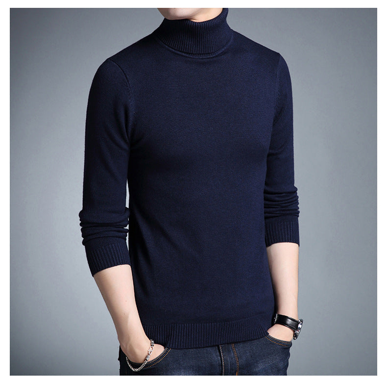 Genser med turtleneck for menn - KORELIN