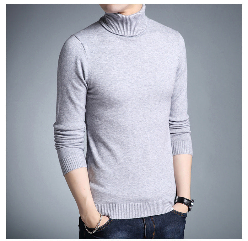 Genser med turtleneck for menn - KORELIN