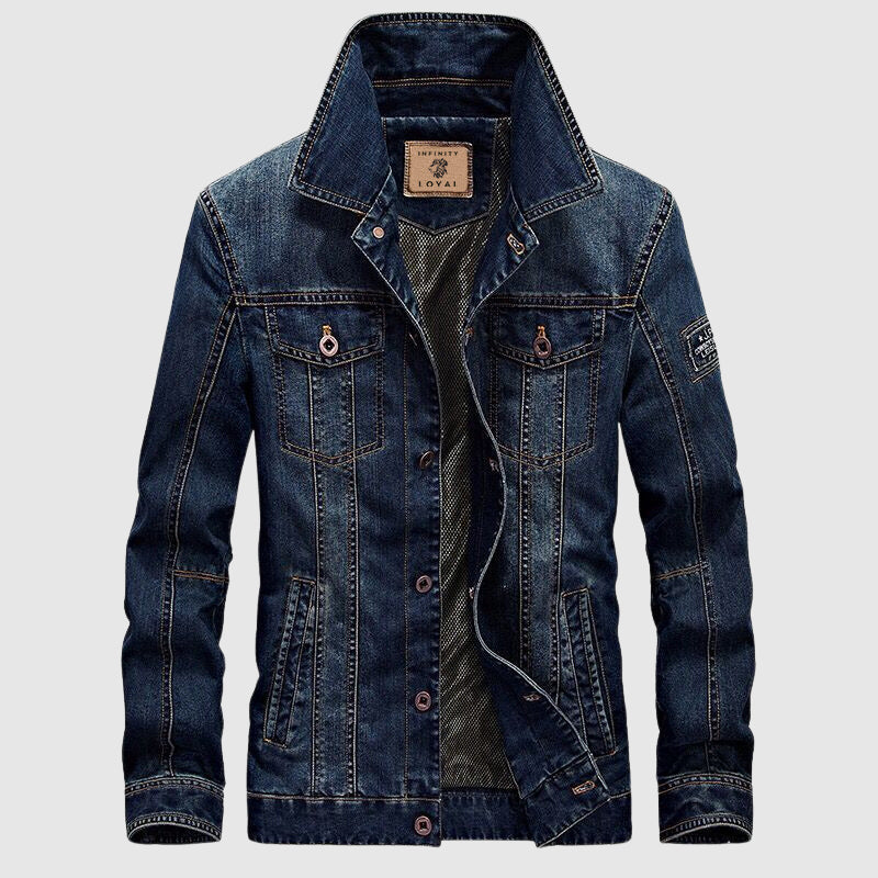 Ace | Ikonisk denimjakke for menn