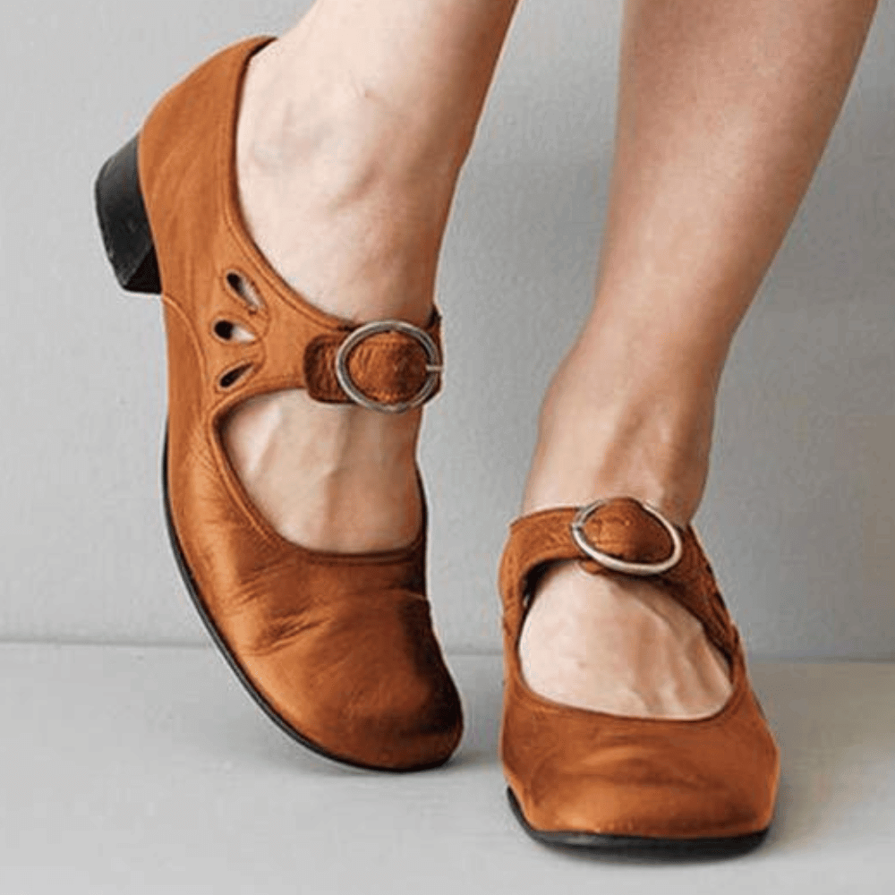 Paulina - en unik og komfortabel sandal i skinn