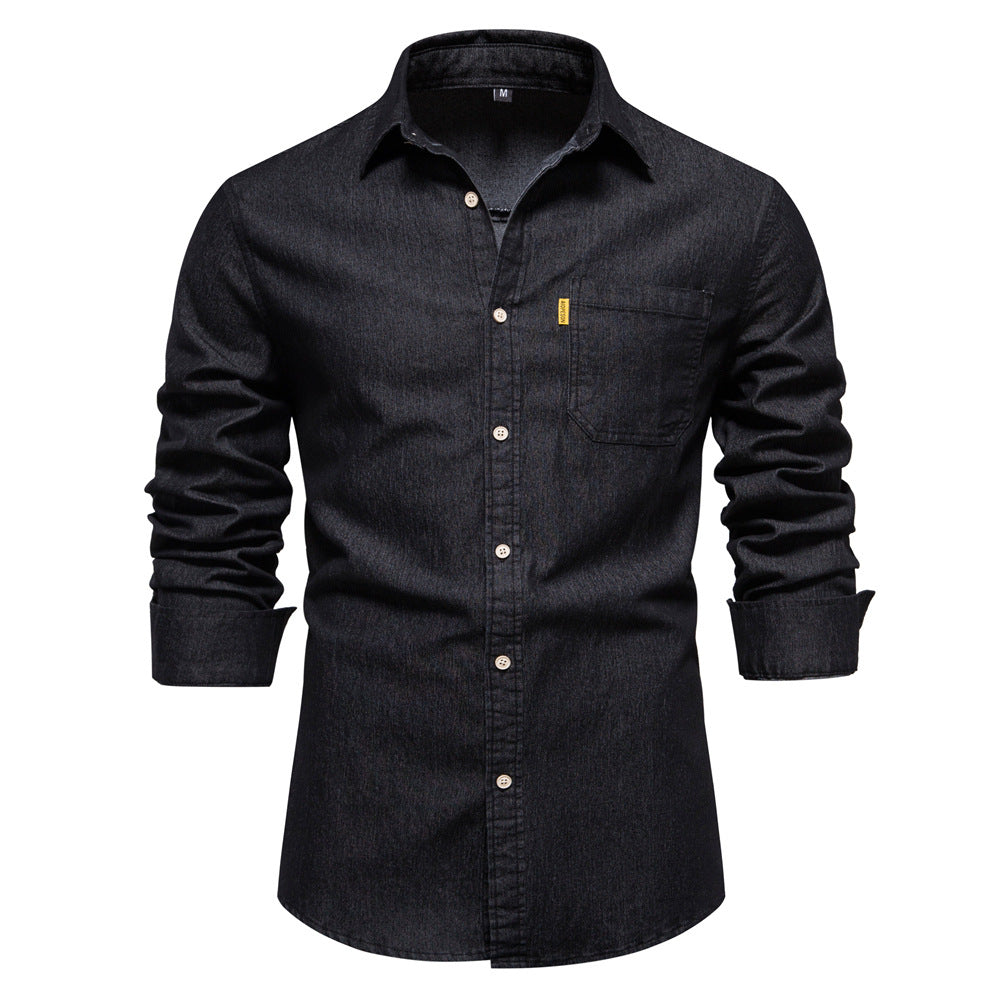 Denimskjorte for menn