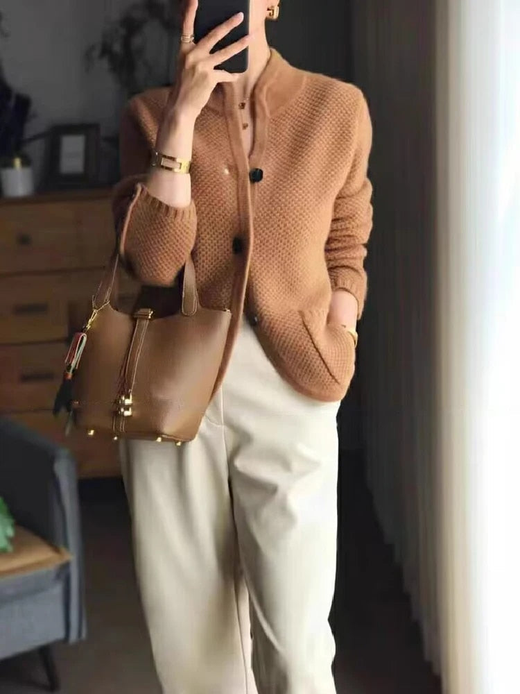 Cardigan i kashmirull